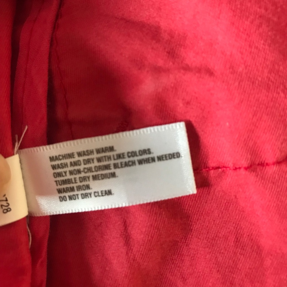Gap Bright Red Mid Length Light Jacket - image 7